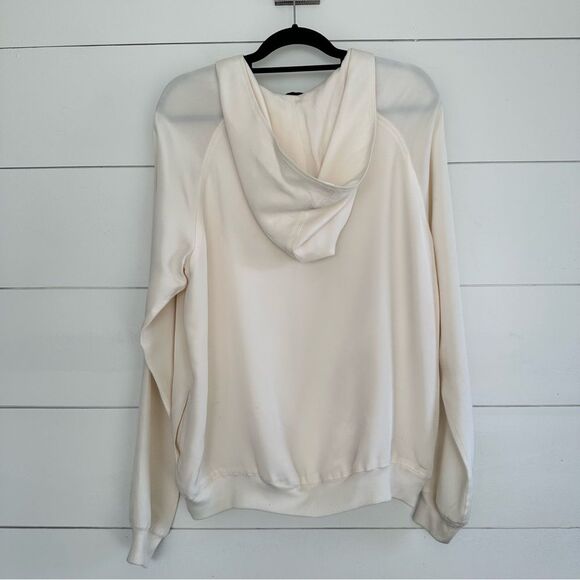 Joseph Women’s Extra Small 100% Silk Zip Up Cream Jacket - Picture 8 of 12